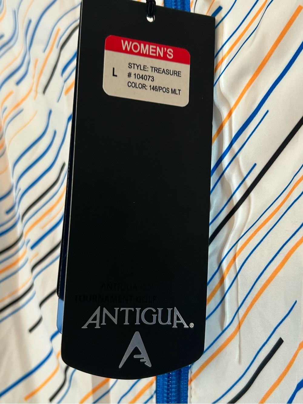 Antigua Ladies Reversible Treasure Golf Vest Jacket Size Large 🆕 - Picture 8 of 9